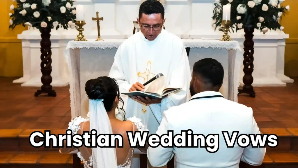 christian wedding vows image