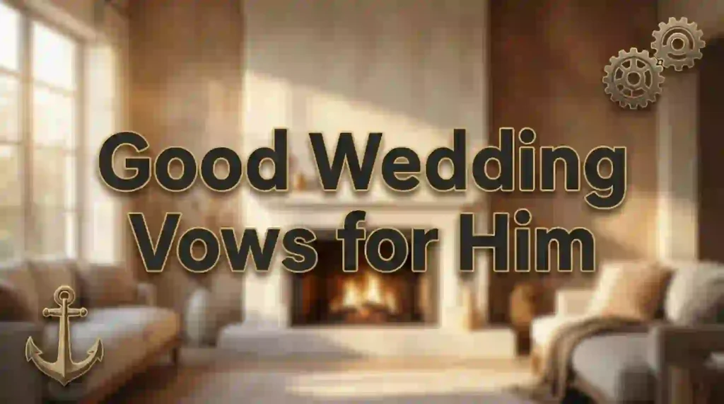 good wedding vows for him image
