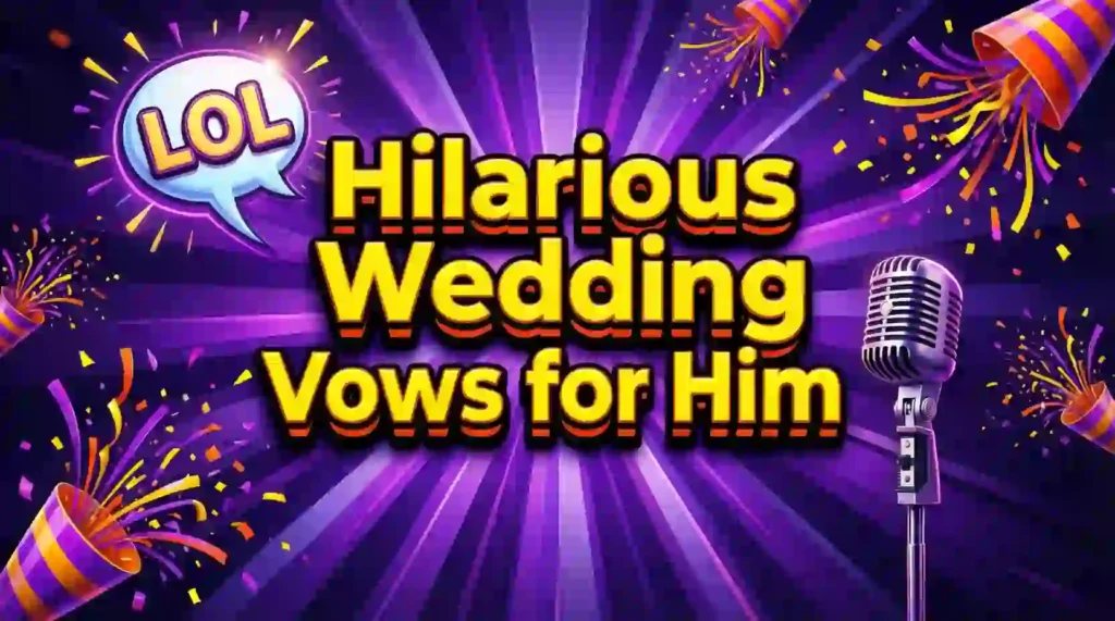 hilarious wedding vows for him image