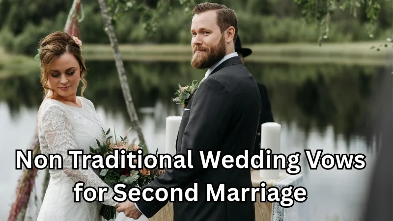 non traditional wedding vows for second marriage image