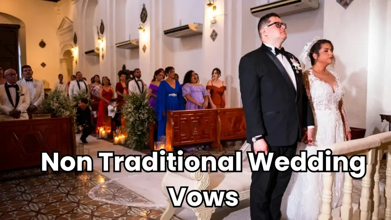 non traditional wedding vows image