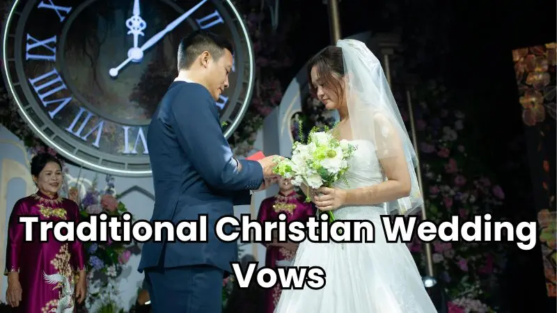 traditional christian wedding vows image