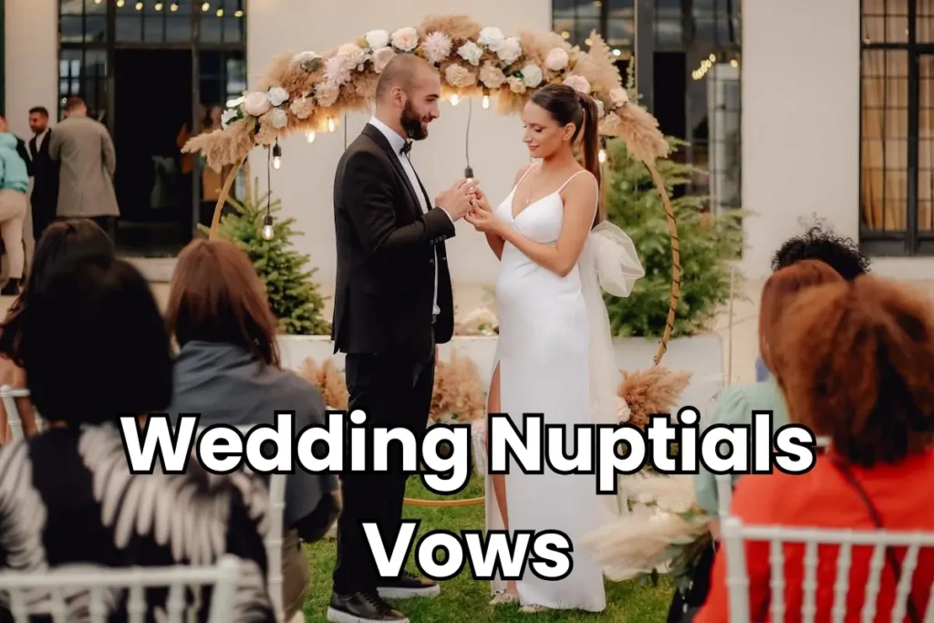 wedding nuptials vows image