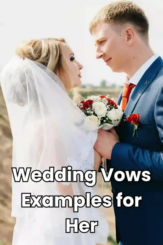 wedding vows examples for her image