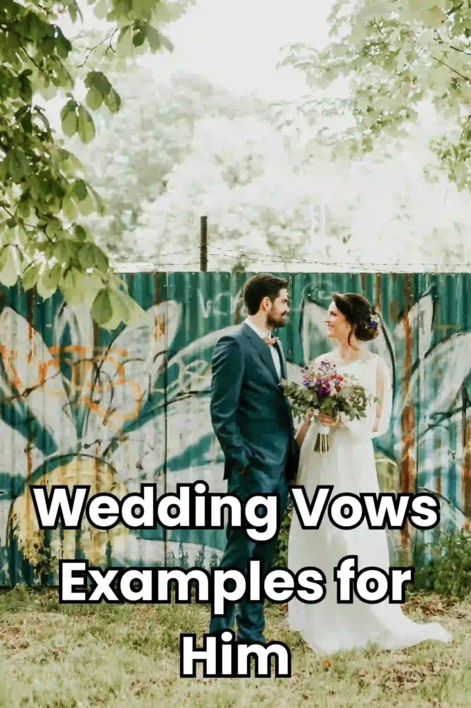 wedding vows examples for him image