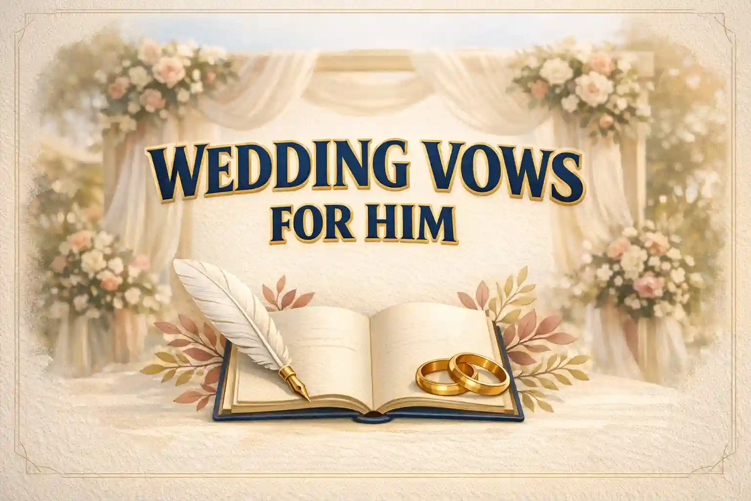 Wedding Vows for Him