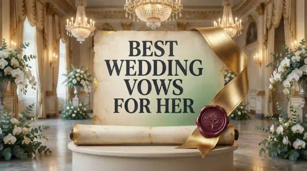 best wedding vows for her image