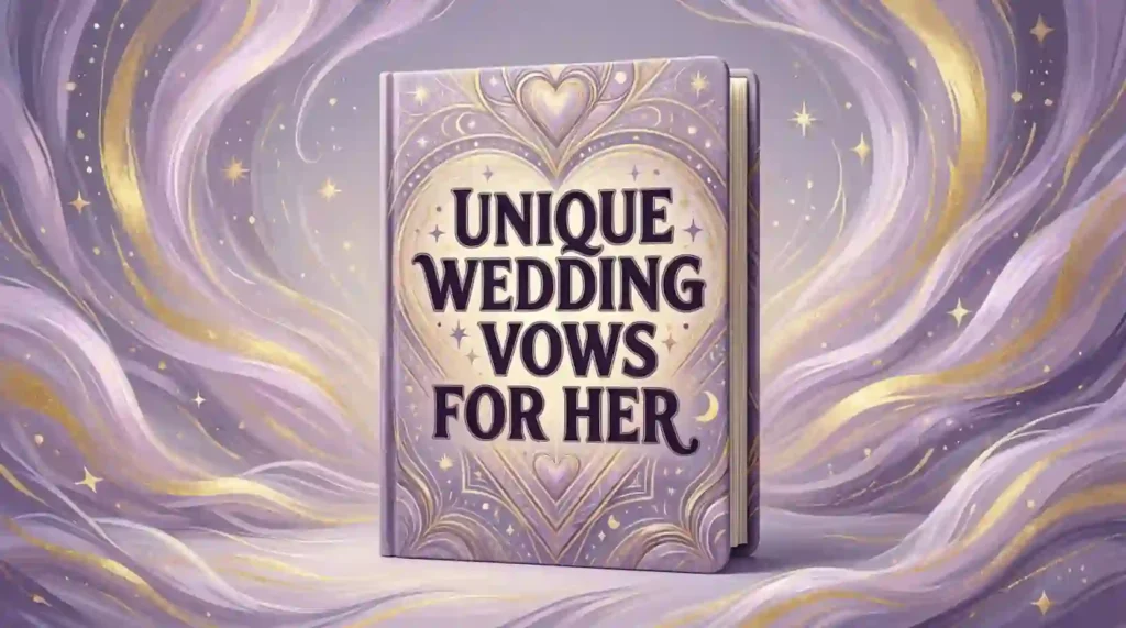 unique wedding vows for her image