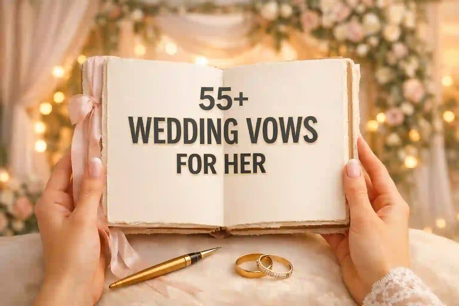 55+ Wedding Vows for Her