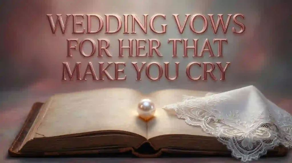 wedding vows for her that make you cry image